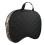 Camouflage-patterned, uniquely shaped, portable camping cushion with thickened material. Dimensions: 40x29x7cm (Black) 2