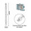10pcs R7s halogen lamp, 118mm, 300W, 230V 3