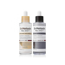 (1pc black rice)2PCS Dr.Melaxin PEEL SHOT GLOW EXFOLIANT RICE AMPOULE (WHITE RICE/BLACK RICE)