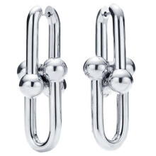 (Style 2, Silver) Versatile Horseshoe-Shaped Earrings a Stylish Jewelry Accessory that Elevates Your Fashion Statement