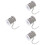 4M Métallique Argentée Pour Bracelet Accessoires DIY 5