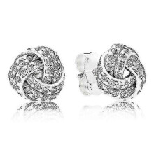 (PAE022) Women Earring Girl Stud Ear Drop 925 Sterling Silver Popular Tiara Wishbone Love Knot Heart Shooting,zxl