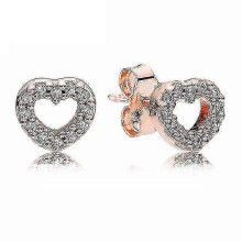 (PAE041) Women Earring Girl Stud Ear Drop 925 Sterling Silver Popular Tiara Wishbone Love Knot Heart Shooting,zxl
