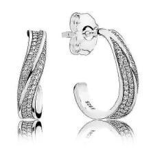 (PAE106) Women Earring Girl Stud Ear Drop 925 Sterling Silver Popular Tiara Wishbone Love Knot Heart Shooting,zxl