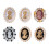 Regal Parels Versierd Broche Legering Accessoire voor-Witte L 2