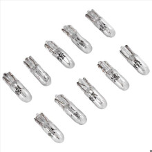 10 pezzi T5 17 86206286 Lampadina alogena per cruscotto auto Lampada a cuneo per cruscotto auto 1,2 W Alimentazione 12 V
