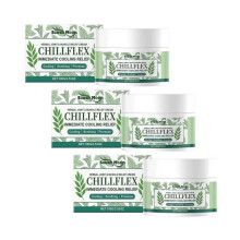 3x Chillflex Herbal Soothing Cream Relieves Joint and Muscle Discomfort, Menthol Joint & Muscle Relief Massage Cream
