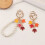 Porte-clés de Thanksgiving, ensemble cadeau de perles décorées 4