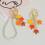 Porte-clés de Thanksgiving, ensemble cadeau de perles décorées 6