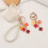 Porte-clés de Thanksgiving, ensemble cadeau de perles décorées 7
