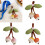 Sustainable Cloth Fruit Pin Nature Themed Accessory-Apricot 2