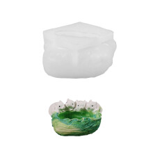Artistieke Varkens Thema Siliconen Planter Schimmel-Type A