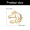 Broche cheval ajourée moderne, bijoux fabriqués en-Couleur or 3