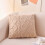 Geometric Throw Pillow Beige 45x45cm 1