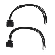 2Pcs 6 Pin Wired Connector Plug High Flexibility Stable Performance Compatible with Audi TT MK2 1J0 973 733 OEM Replacement