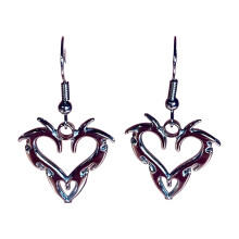 Stainless Steel Heart Earrings Subtle Street Styles-2