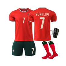 (#7 RONALDO, L) (#7 RONALDO, 20#) 25-26 Portugal home Football Jersey for Kids and Adults