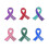 Trendy Hope Alphabets Ribbon Pin Crafted in Rustproof-Blue 2
