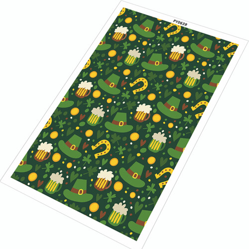 Creative Water Transfer Decoration Sheets For Festive Event-639