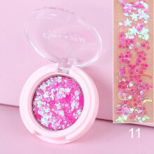 (B11) Diamond Sequins Eyeshadow Gel Holographic Glitter Shimmer Shining Golden Makeup Long Lasting Party Makeup