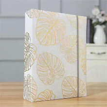 (Golden Leaves) 6 Inch 200 Pocket 4x6 Photo Album 10x15 Photocard Holder Baby Memories Instax Mini Film Kpop Collect Book Korea Family Keepsakes