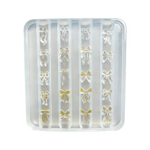 Multi Purpose High Elasticity Silicone Nail Mold with-pattern 1