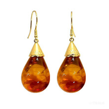 Fashionable Handcrafted Drop Earrings With Unique Swirl Design
