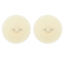 (Style 45) Soft Silicone Breast Pasties for Women, 2pcs Reusable Invisible Sticky Bra, Strapless Push Up Nipple Covers for Club Party, Style 9