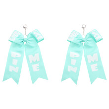 Big Cheer Strik Sleutelhanger Twin Pack Stevig-meer blauw