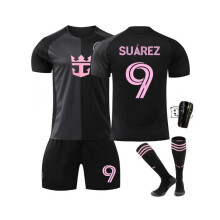 (#9 SUÁREZ, 18#) (#9 SUÁREZ, M) "25-26 Miami away Football Jersey for Kids and Adults "