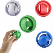 (Blue) 3D Rotating Ball Toy,3D Printed Ball Spin Ball Fidget Toy,Rotating Gear Sphere
