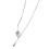 Accessoire de collier de tennis miniature tendance pour-Argent 2 1