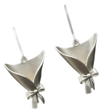 Boucles d'oreilles florales interchangeables délicates en