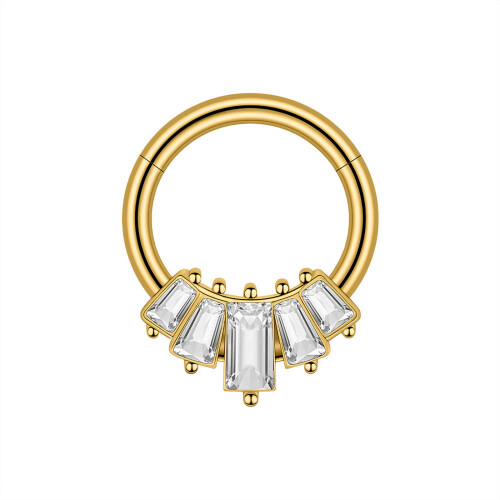 Multifunctionele neusring Naadloos ontwerp Comfortabele-4 Goud