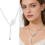 Accessoire de collier de tennis miniature tendance pour-Argent 2 3