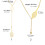 Accessoire de collier de tennis miniature tendance pour-Argent 2 4