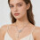 Accessoire de collier de tennis miniature tendance pour-Argent 2 7