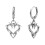 Punk Heart Ear Dangle Multifunctionele Gothic Oorsieraden-1 1