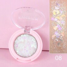 (B08) Diamond Sequins Eyeshadow Gel Holographic Glitter Shimmer Shining Golden Makeup Long Lasting Party Makeup