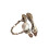 Verstellbare Ringe, zarter Fingerschmuck,-Stahlfarbe 1