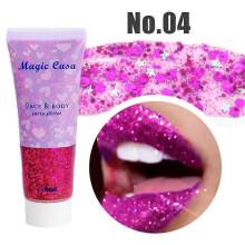 (A04) Diamond Sequins Eyeshadow Gel Holographic Glitter Shimmer Shining Golden Makeup Long Lasting Party Makeup