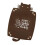 Stylish Folding Accessory Holder With Gold Foil Finish-brown 1