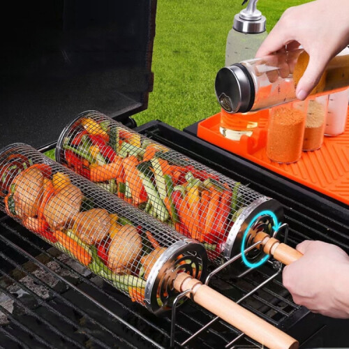 Αναβάθμιση Καλαθιού Ψησίματος με Καπάκι BBQ με Αναδιπλούμενο Καπάκι από Ανο 1