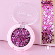 (B06) Diamond Sequins Eyeshadow Gel Holographic Glitter Shimmer Shining Golden Makeup Long Lasting Party Makeup