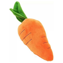 (S) The Mellow Dog Calming Carrot, The Mellow Dog Calming Dog Toy with Soft Squeaker