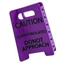 Cute Overexcited Shark Hair Clip Sturdy Plastic Design-Purple