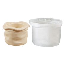Étui de rangement en Silicone, moules de bougeoirs en forme-fin
