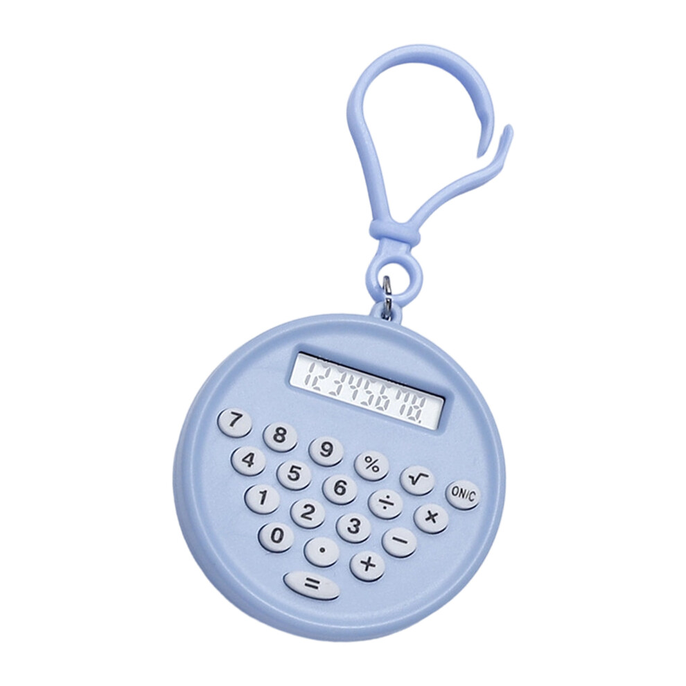 8 Digit Display Mini Calculator Perfect For-Macaron Light/Blue 7709000666560