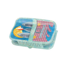 Creative Square Fish Hair Clip With Strong Hold For-blue pink