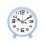 (Light blue) Alarm Clocks Bedside Silent Non Ticking Table Clock With Large Display 1